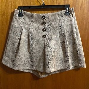 Snakeskin Shorts